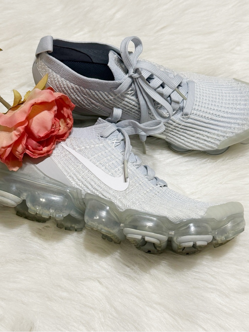 Nike - (WMNS) Nike Air VaporMax Flyknit 3 'Pure Platinum' Size 9.5